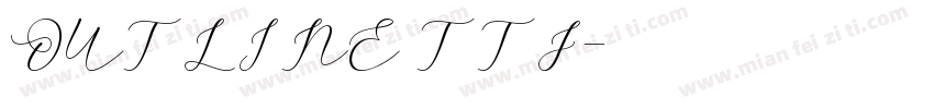 OUTLINE TTF字体转换